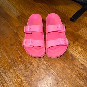 Shade & Shore Vibrant Pink Sandals